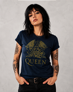 BABY LOOK QUEEN LOGO STAMP BB 483