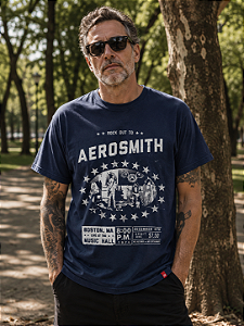AEROSMITH BOSTON - AZUL
