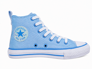 ALL STAR CHUCK TAYLOR AZUL CEU GLITER INFANTIL