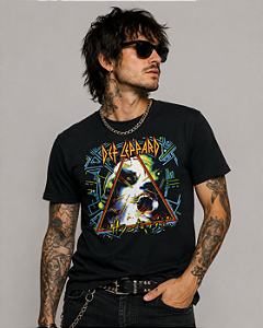 Def Leppard Hysteria Preto TS 1945