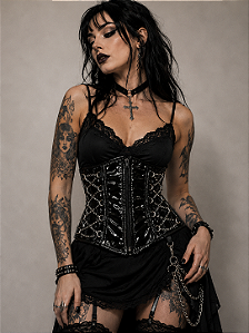 CORSELET VINIL C/ CORRENTES
