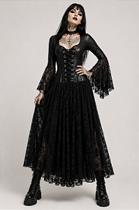 VESTIDO GÓTICO RENDA