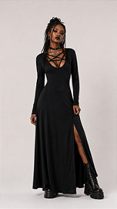 VESTIDO LONGO PENTAGRAM
