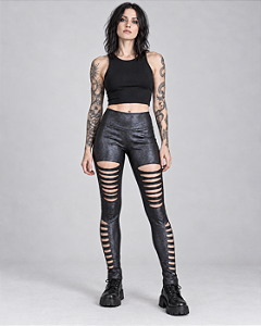CALÇA LEGGIN RASGOS