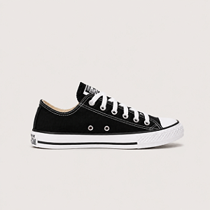 ALL STAR CHUCK TAYLOR PRETO LONA (LISTRA PRETA)