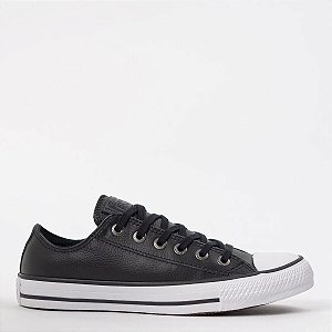 ALL STAR CHUCK TAYLOR PRETO COURO