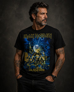 IRON MAIDEN LIVE AFTER DEATH STAMP TS 1181
