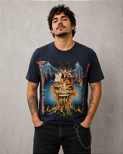 IRON MAIDEN THE EVIL THAT MAN DO - AZUL STAMP TS 1303