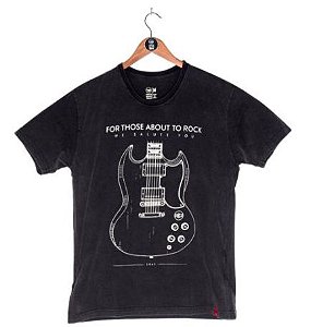 AC DC FOR THOSE ABOUT TO ROCK (XGG) - PRETA