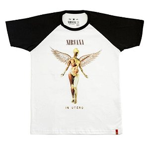 NIRVANA IN UTERO RAGLAN