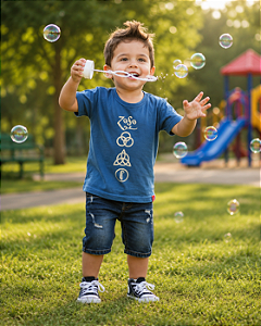 LED ZEPPELIN ZOSO AZUL INFANTIL VSR