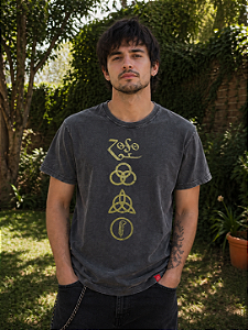 LED ZEPPELIN SIMBOLOS - PRETA