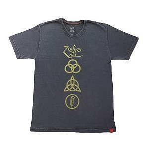 LED ZEPPELIN SIMBOLOS - PRETA (XGG)