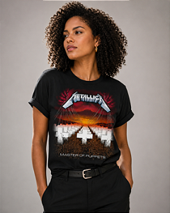 BABY LOOK METALLICA MASTER OF PUPPETS STAMP BB 441