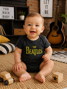 BEATLES LOGO - PRETO STONED