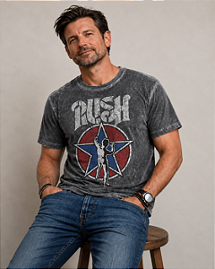 CAMISETA RUSH STARMAN STAMP MCE 174