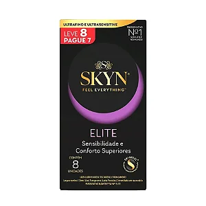 SKYN ELITE sem látex PRESERVATIVO 8 unidades