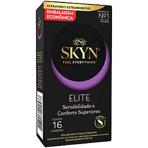 SKYN ELITE sem látex PRESERVATIVO 16 unidades cx