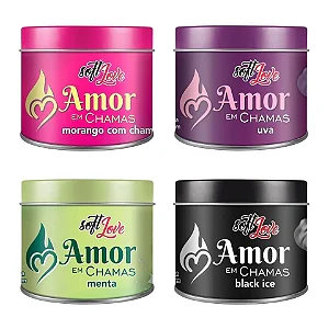 AMOR em CHAMAS - velas de massagem aromática
