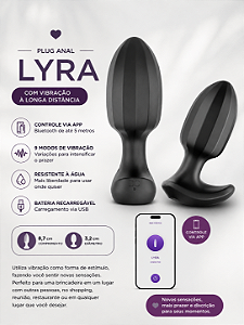9809 LYRA plug com vibro por app 🤳🏻