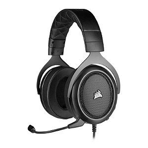 Headset Corsair HS50 PRO Gaming Carbono, Drivers 50MM