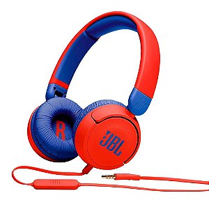 Headphone JBL JR310 Vermelho e Azul