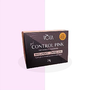 gel vólia control pink novo hipoalergenico 24g alongamento