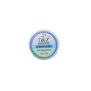 Gel D&Z Alongamento 15g Transparente 1 Unha Gel Alongamento