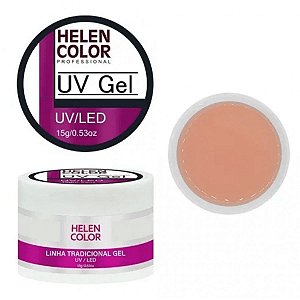 Gel Helen Color Nude Chic 15g Alongamento Profissional
