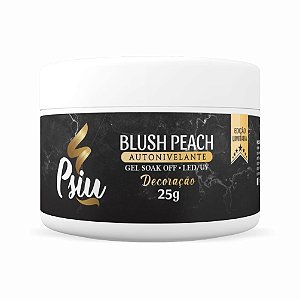 PSIU GEL BLUSH PEACH AUTONIVELANTE 25G alongamentos