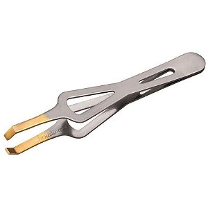 pinça ergonomica profissional ponta reta santa clara
