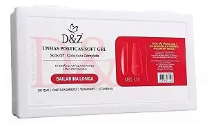 soft gel postiça bailarina 500 para alongamento de unha