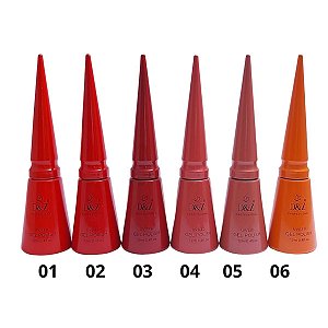 Esmalte em Gel 12ml D&Z Coleção Luxo vermelhos Unidade