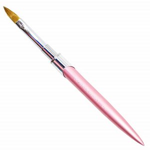 pincels kolinsky helen color rosa #12 cerdas grandes