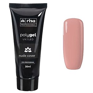 Polygel Risa Nude Cover 30ml Alongamento- Bisnaga