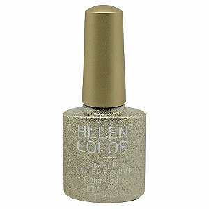 Esmalte Em Gel Helen Color 10 ml 32 dourado gliter