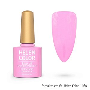 Esmalte Em Gel Helen Color 10 ml 164 rosa
