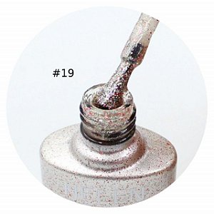Esmalte Em Gel Helen Color Glitter #19