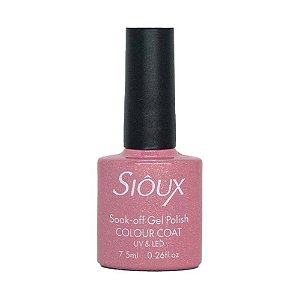 esmalte em gel coleção d sioux 039 glitter rosa