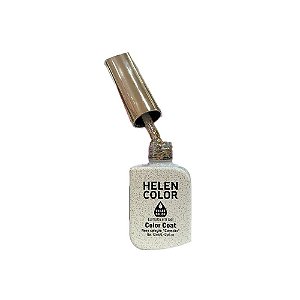 esmalte em gel helen color coleção conexão 12ml 01 dourado com gliter
