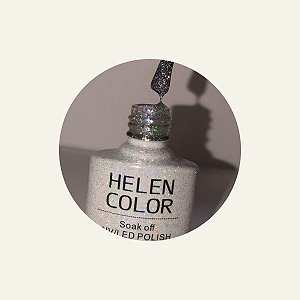 Esmalte Em Gel Helen Color Glitter #15