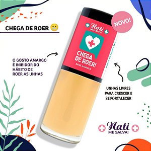 esmalte nati me salva chega de roerç