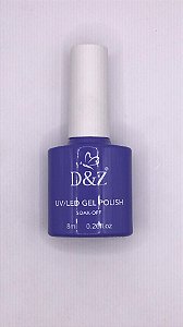 esmalte em gel D&Z 502 Azul Escuro