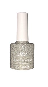 Esmalte Em Gel D&Z uv/gel 013 Prata Glitter