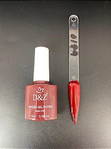 Esmalte Em Gel D&Z uv/gel 045 Vermelho