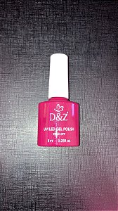 Esmalte Em Gel D&Z uv/gel 059 Rosa escuro com Glitter