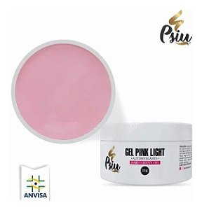 Gel Psiu Aprovado Anvisa Pink Light 25g alongamentos