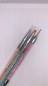 KIT 3 PINCEL HELEN COLOR PARA DECORAÇÃO