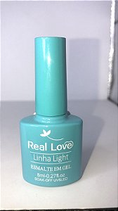 Esmalte em Gel Real Love Linha Light p069 azul pastel