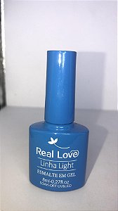 Esmalte em Gel Real Love Linha Light p053 azul
